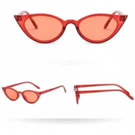Goggle Women Man Vintage Cat Eye Irregular Shape Sunglasses Eyewear Retro Unisex - Multicolor a - C318EOZYH9N $6.78