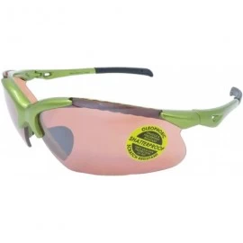 Sport 2018 Maxx Sunglasses TR90 Maxx Storm LT Hunter Green with HD Amber Lens - CG18K2HEZHY $23.03