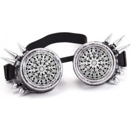Goggle Barbed Wire Steampunk Goggles Kaleidoscope Rave Glasses Vintage Punk Gothic Cosplay - C318HS2HZG5 $10.09
