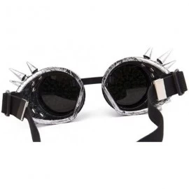 Goggle Barbed Wire Steampunk Goggles Kaleidoscope Rave Glasses Vintage Punk Gothic Cosplay - C318HS2HZG5 $10.09