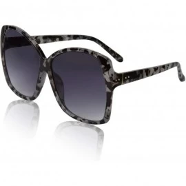 Wrap Oversized Sunglasses For Women/Men Square Butterfly Sun Glasses UV400 Protection - CR18OTLCDWL $9.91