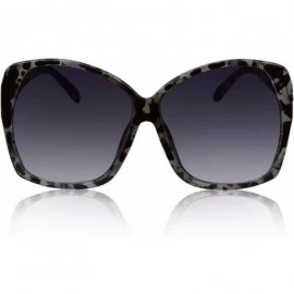 Wrap Oversized Sunglasses For Women/Men Square Butterfly Sun Glasses UV400 Protection - CR18OTLCDWL $9.91