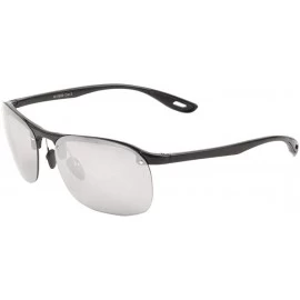 Round Rimless Square Round Lens Light Weight Sunglasses - Grey - CR197YM6K9O $13.62