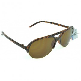 Rectangular Trendy Classic Aviator Sunglasses Men/Women Sunglasses 100% UV Protection - Tortoise - CF129IJX79V $8.60