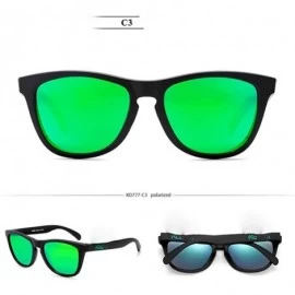 Oversized Trend-setting TR90 Men Sunglasses Polarized Wide-range Colors Sun Glasses C3 - C3 - CX18XAL9D5H $35.36