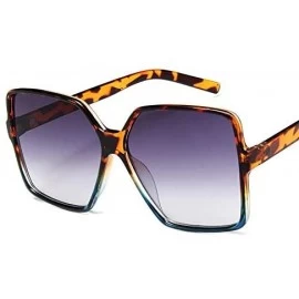Oversized Fashion Oversize Sunglasses Gradient - CH199QEW6IS $65.68