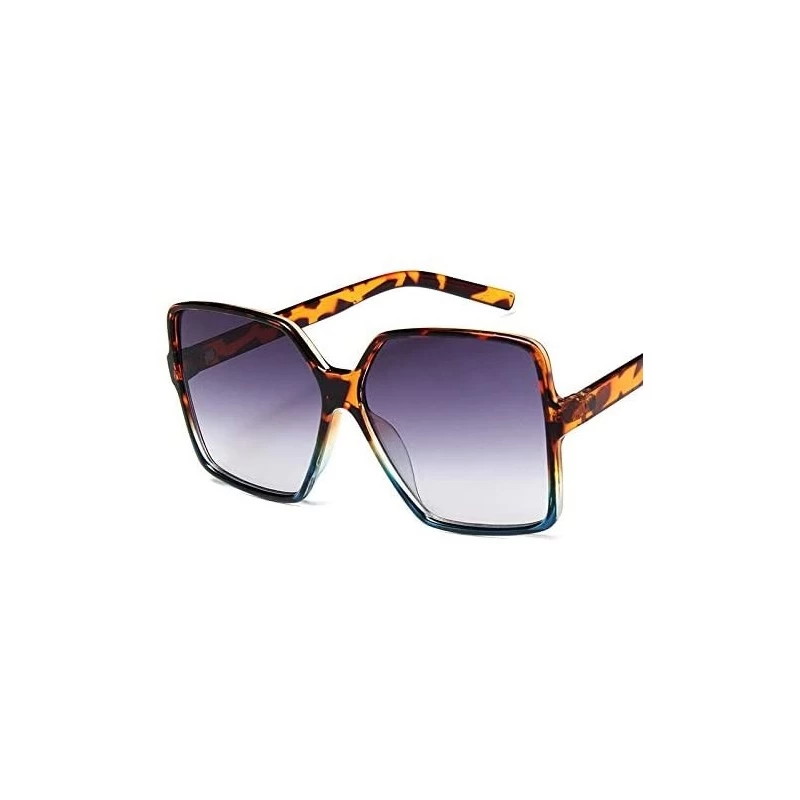 Oversized Fashion Oversize Sunglasses Gradient - CH199QEW6IS $34.61