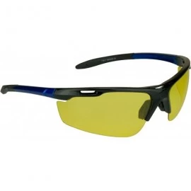 Rimless Unbreakable TR90 Yellow Polarized Sunglasses Sports Semi Rimless Anti Glare - Sky Blue - CR11Z25PMZ3 $33.14