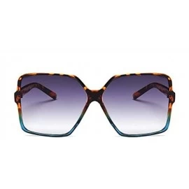 Oversized Fashion Oversize Sunglasses Gradient - CH199QEW6IS $34.61