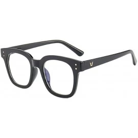Oval glasses fashion version glasses blue gem_Myopia - C218GYGT4AI $36.93