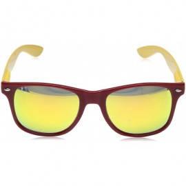 Sport NCAA Garnet Front - Gold Temple - Gold Lenses - Florida State Sunglasses - FSU-3 - C2119UYJ8CF $23.28