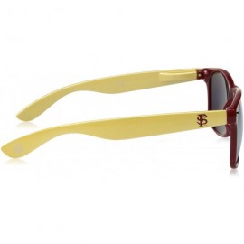 Sport NCAA Garnet Front - Gold Temple - Gold Lenses - Florida State Sunglasses - FSU-3 - C2119UYJ8CF $40.48