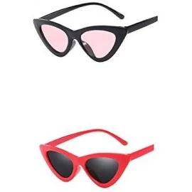 Round Vintage Oval Sunglasses Eyewear Goggles for Women Men Retro Sun Glasses Eyes Protection - Style8 - CA18RLACX3M $12.85