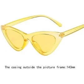 Round Vintage Oval Sunglasses Eyewear Goggles for Women Men Retro Sun Glasses Eyes Protection - Style8 - CA18RLACX3M $12.85