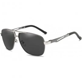 Aviator Men's Polarized Driving Sunglasses UV400 Protection Sun Glasses for men aviator - Gun - C518IQ0O49C $15.92