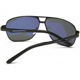 Aviator Men's Polarized Driving Sunglasses UV400 Protection Sun Glasses for men aviator - Gun - C518IQ0O49C $15.92