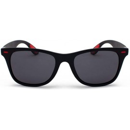 Shield UV-Resistant & Polarized Square Shaped Sunglasses Mirrored Lens Goggle Eyewear For Women Men Unisex Adults - C7196HG44...