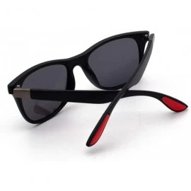 Shield UV-Resistant & Polarized Square Shaped Sunglasses Mirrored Lens Goggle Eyewear For Women Men Unisex Adults - C7196HG44...