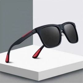 Oversized Sunglasses for Men Ultralight Square Shades Driving Travel Sun Glasses - 3 - CR194OX5X7Q $17.60