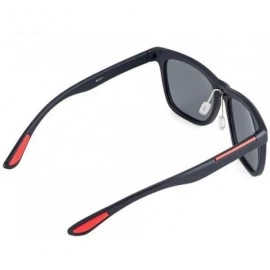 Oversized Sunglasses for Men Ultralight Square Shades Driving Travel Sun Glasses - 3 - CR194OX5X7Q $17.60