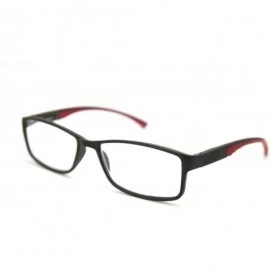 Rectangular 6904 SECOND GENERATION Semi-Rimless Flexie Reading Glasses NEW - Z1 Full Rim / Red - CR18ES89GA8 $36.34