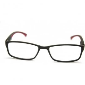 Rectangular 6904 SECOND GENERATION Semi-Rimless Flexie Reading Glasses NEW - Z1 Full Rim / Red - CR18ES89GA8 $21.24