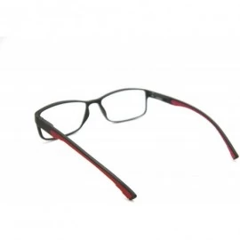 Rectangular 6904 SECOND GENERATION Semi-Rimless Flexie Reading Glasses NEW - Z1 Full Rim / Red - CR18ES89GA8 $21.24