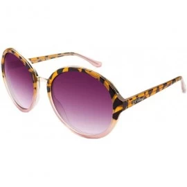 Cat Eye Polarized Sunglasses Protection Oversized - Round Purple - C518CWTIOZD $22.90