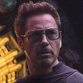 Square Tony Stark Edith Sunglasses Retro Square Eyewear Metal Frame for Men Women Sunglasses Downey Iron Man - Black - CQ192D...