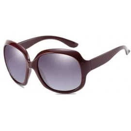 Oversized Women Classic Polarized Sunglasses Oversized Eyewear with Case UV400 Protection - C218X03CHLK $19.21
