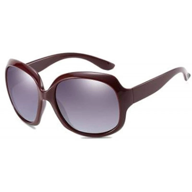 Oversized Women Classic Polarized Sunglasses Oversized Eyewear with Case UV400 Protection - C218X03CHLK $10.00