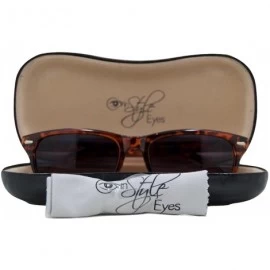 Square Seymore Retro BiFocal Sunglasses for Women and Men - Tortoise - CM17XXGH6S2 $44.06