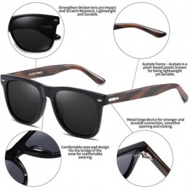 Oval Vintage Polarized Sunglasses for Men Women Classic Retro UV400 Protection Designer Style Sun Glasses - CQ18TO33KTZ $12.14