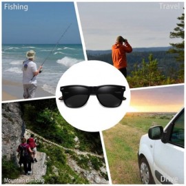 Oval Vintage Polarized Sunglasses for Men Women Classic Retro UV400 Protection Designer Style Sun Glasses - CQ18TO33KTZ $12.14