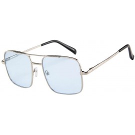 Oversized Women Men Vintage Retro Glasses Unisex Polarized Fashion Oversize Frame Sunglasses Eyewear (H) - H - C2195NKYE0Y $1...