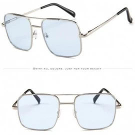 Oversized Women Men Vintage Retro Glasses Unisex Polarized Fashion Oversize Frame Sunglasses Eyewear (H) - H - C2195NKYE0Y $6.87