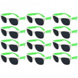 Wayfarer 12 Bulk 80s Neon Party Sunglasses for Adult Party Favors with CPSIA certified-Lead(Pb) Content Free - CH18E8K8NCW $1...