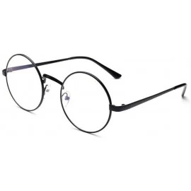 Round Unisex Trend Sunglasses Summer Small Flat Light Round Glasses Retro Vintage Sunglasses Eyeglasses (A) - CO197KZ3ANL $11.21