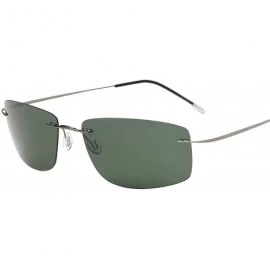 Round Titanium Polarized Sunglasses Square RimlPolaroid Brand Designer Gafas Men Sun Glasses Women - Zp5447-c4 - C6197A2DXCL ...