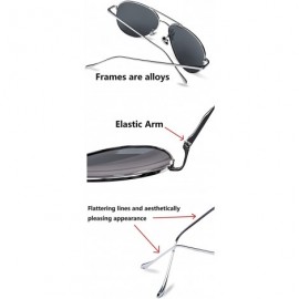 Semi-rimless Polarized Mens Sunglasses Womens UV 400 Sunglasses For Man and Woman. - Aviator-rose Gold Frame Rose Gold Lens -...