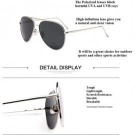 Semi-rimless Polarized Mens Sunglasses Womens UV 400 Sunglasses For Man and Woman. - Aviator-rose Gold Frame Rose Gold Lens -...
