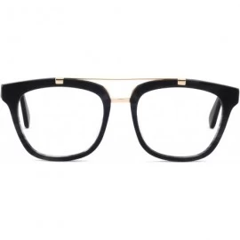Aviator Womens Aviator Fashion Non-prescription Eyeglasses Frame - 17033-black - C418DAX2LWE $20.70