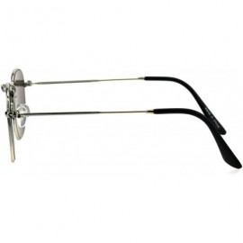 Rectangular Mens Color Mirror Luxury Victorian Metal Rim Rectangular Sunglasses - Silver Mirror - CU18GO9MSGY $12.08