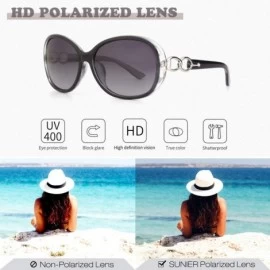 Round Polarized Sunglasses for Women Sun Glasses Fashion Oversized Shades S85 - C418WU5L4NH $16.79