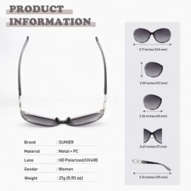 Round Polarized Sunglasses for Women Sun Glasses Fashion Oversized Shades S85 - C418WU5L4NH $16.79