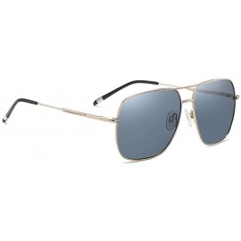 Rectangular Men's Square Polarized Sunglasses Metal Frame Fashion Driving Fishing Sun Glasses for Male UV400 - C3199KQTR84 $3...