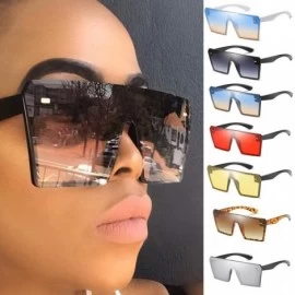 Square Sunglasses Polarized Eyeglasses Protection Oversize - E - CD1979RIL6G $7.47