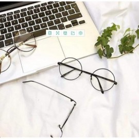 Oversized CIRCLE" GLASSES - Black - CN197Y6YEZY $24.91