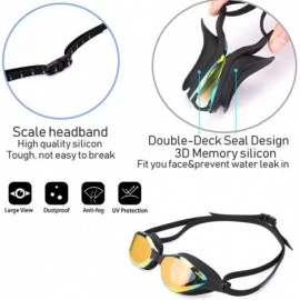 Goggle Anti-Fog Swim Goggles Adjustable Triathlon Swimming Goggles Pool Goggles - Red(daily) - CU18SRDNL2E $26.84