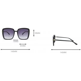 Goggle 2019 New Retro Square Female Sunshade glasses Fashion Full Frame Ultralight Mens Goggle - Leopard - C618Y332O2T $10.93